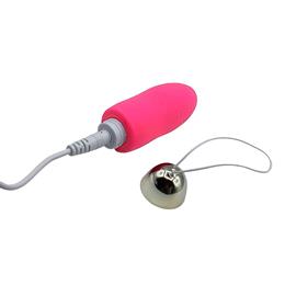 Bullet Recarregável com 10 Modos de Vibrações e Controle Remoto Sem Fio - Intt Magic Egg | 6,6 x 2,9 cm