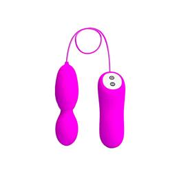 Bullet em Silicone com Controle Remoto, 12 Modos de Rotação e Vibração - Pretty Love Vega | 10 x 2,8 cm