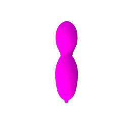 Bullet em Silicone com Controle Remoto, 12 Modos de Rotação e Vibração - Pretty Love Vega | 10 x 2,8 cm