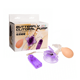 Estimulador Clitoriano com Bomba de Sucção Manual e Vibração Multivelocidade - Butterfly Clitoral Pump | Disponível 2 Cores