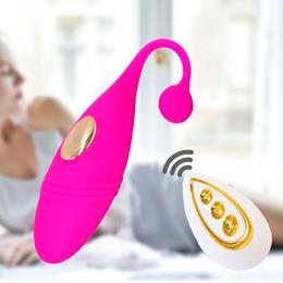 Cápsula em Silicone com 10 Modos de Vibrações e Pendente Esférico e Controle Remoto - Remote Control Vibrating Egg | 16 x 3 cm | Disponível em 2 Cores