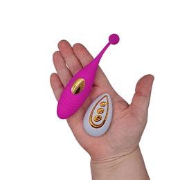 Cápsula em Silicone com 10 Modos de Vibrações e Pendente Esférico e Controle Remoto - Remote Control Vibrating Egg | 16 x 3 cm | Disponível em 2 Cores