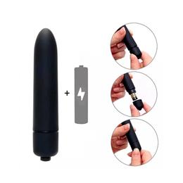 Cápsula Vibratória com 10 Velocidades de Vibração e Resistente à Água - Power Bullet Plus | 9,1 x 1,7 cm | Disponível em 3 Cores