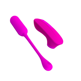 Foto 4 do produto Cápsula Vibratória com 12 Modos de Vibração e Estimulador de Clitóris com 4 Níveis de Pulsação, Recarregáveis - Pretty Love Curupira