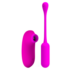 Foto 5 do produto Cápsula Vibratória com 12 Modos de Vibração e Estimulador de Clitóris com 4 Níveis de Pulsação, Recarregáveis - Pretty Love Curupira