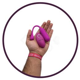 Cápsula Vibratória Recarregável com 12 Modos de Vibração e Controle Remoto Sem Fio - Pretty Love Lechies | 7 x 2,4 cm