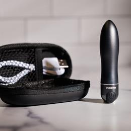 Cápsula Vibratória Recarregável em Metal Fosco com 10 Vibrações - Evolved Travel-Gasm | 9,2 x 2,1 cm