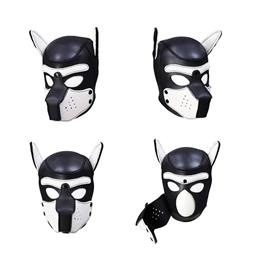 Capuz Sado em Neoprene com Formato de Cachorro e Focinho Removível - Puppy Hood | Tamanho Único | Disponível em 4 Cores