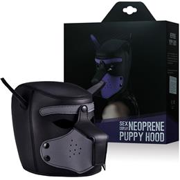 Capuz Sado em Neoprene com Formato de Cachorro e Focinho Removível - Puppy Hood | Tamanho Único | Disponível em 4 Cores