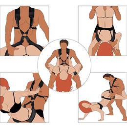 Cinto para Posições Sexuais em Pé Ajustável - Fashion Trend | Tamanho Único