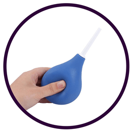 Ducha Higiênica Unissex para o Uso Anal em PVC - 220 ml