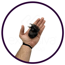 Anel Peniano Duplo em Silicone com Cápsula Vibratória e Vibração Única - Cock Sleeves | 6,5 x 4,2 cm