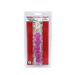Colar Tailandês com 5 Bolas  no Tamanho G - Hot Flowers | Disponível em 12 Cores