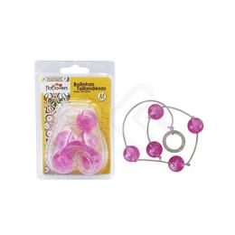 Colar Tailandês com 5 Bolas no Tamanho M - Hot Flowers | Disponível em 13 Cores