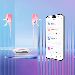 Conjunto de Grampos de Mamilo Ajustáveis com 7 Modos de Vibrações e Controle por Aplicativo - Lovense Gemini