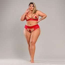 Conjunto Mirna - Tallyta Moda Apimentada | Disponível em 2 Tamanhos Plus Size e 2 Cores