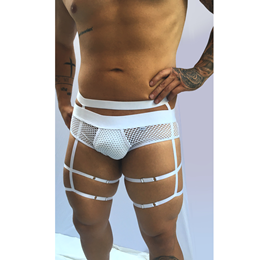 Cueca Sex em Suplex Com Arrastão e Liga Masculina Elástica com Regulador - SD Clothing | Tamanho Único