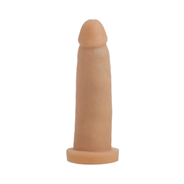 Foto 3 do produto Cyber Dildo Hercol - Prótese Peniana Realística em Cyberskin com Glande Definida e Vértebras - 17,5 x 3,8 cm