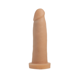 Foto 4 do produto Cyber Dildo Hercol - Prótese Peniana Realística em Cyberskin com Glande Definida e Vértebras - 17,5 x 3,8 cm