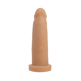 Foto 2 do produto Cyber Dildo Hercol - Prótese Peniana Realística em Cyberskin com Glande Definida e Vértebras - 17,5 x 3,8 cm