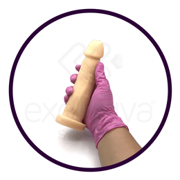 CyberDildo 8 - Prótese Peniana Realística em Cyberskin com Vértebras - 16 x 4 cm