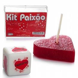 Foto 1 do produto Dado com Tarefas e Vela Aromática no Formato de Coração - Kit Paixão Diversão ao Cubo