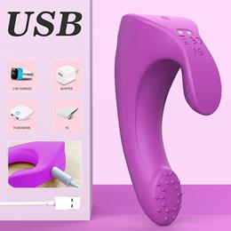 Dedeira Estimuladora de Ponto G e Clitóris com Cerdas Estimuladoras, Recarregável e 9 Modos de Vibração - S-hande Finger-Gun | Disponível em 2 Cores