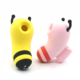 Dedeira Estimuladora em Silicone no Formato de Abelha com 5 Modos de Pulsação e Carregamento via USB Magnético - Kistoy Beebe | 7 x 3,3 cm | Disponível em 2 Cores