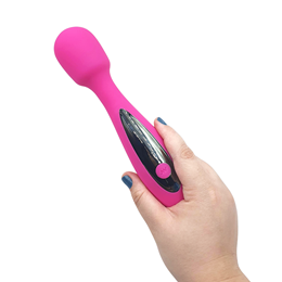 Vibrador Massageador em Silicone com 7 Modos de Vibração e Recarregável via USB - Dibe Sex Massager Harli | 22 x 4,2 cm