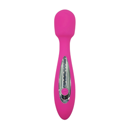 Vibrador Massageador em Silicone com 7 Modos de Vibração e Recarregável via USB - Dibe Sex Massager Harli | 22 x 4,2 cm
