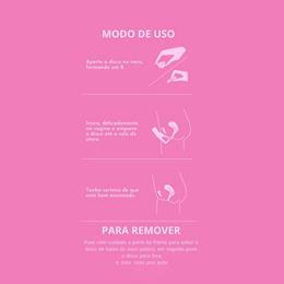 Disco Menstrual em Silicone - Lilicupmy | Disponível em 3 Tamanhos