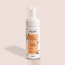 Espuma de Higiene Íntima Suave com Óleo de Tangerina - NUAÁ Todo Dia | 150 ml