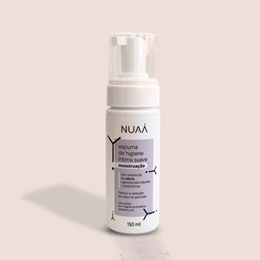 Espuma de Higiene Íntima Suave com Óleo Essencial de Sálvia - NUAÁ Menstruação | 150 ml
