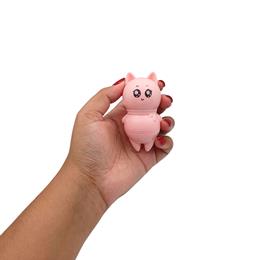 Estimulador Clitoriano em Formato de Gatinho, Língua com 10 Movimentos e Carregamento via Cabo USB - Maig Funny Cat | 7,8 x 4,1 cm