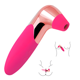 Estimulador Clitoriano com 10 Programações de Pulsação, 12 Modos de Vibração e Resistente à Água - Mysg PRO-X5 Suck Massager | Disponível 2 Cores