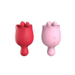 Estimulador Clitoriano em Silicone com Formato de Rosa, 9 Modos de Vibração e Recarregável - S-Hande Forget Me Not 2 | 10,6 x 5,7 cm | Disponível em 2 Cores