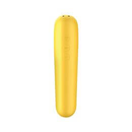 Foto 5 do produto Estimulador Clitoriano e Vibrador Recarregável em Silicone com 11 Modos de Sucção e Vibração - Satisfyer Dual Love