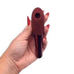 Estimulador de Clitóris Duplo com 10 Modos de Vibração e 5 Intensidades de Pulsação - YouVibe | 12,5 x 3,2 cm