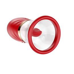 Estimulador de Clitóris em Formato de Língua com 6 Modos de Vibração e Sucção, Recarregável - Realov Adoramor Magic Tongue Pleasure
