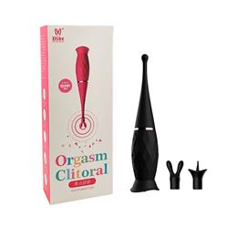 Foto 2 do produto Estimulador de Clitóris com Língua, 7 Modos de Vibração e 2 Capas em Silicone - Dibe Orgasm Clitoral | 19,5 x 3,6 cm