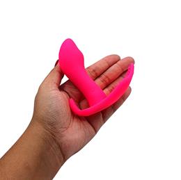 Vibrador Estimulador de Clitóris e Ponto G Recarregável com 10 Modos de Vibrações e Controle Remoto Sem Fio - Vip Mix | Disponível em 2 Cores