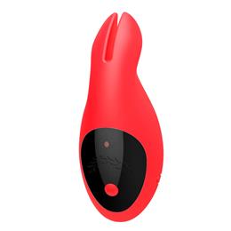 Foto 4 do produto Estimulador de Clitóris em Silicone com 10 Modos de Vibração, 3 Níveis de Intensidade e Recarregável via USB - Slimline Bunny Love | Disponível em 3 Cores