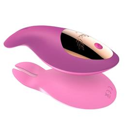 Foto 2 do produto Estimulador de Clitóris em Silicone com 10 Modos de Vibração, 3 Níveis de Intensidade e Recarregável via USB - Slimline Bunny Love | Disponível em 3 Cores