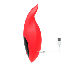 Foto 5 do produto Estimulador de Clitóris em Silicone com 10 Modos de Vibração, 3 Níveis de Intensidade e Recarregável via USB - Slimline Bunny Love | Disponível em 3 Cores