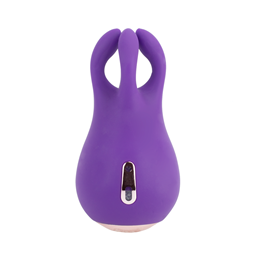 Estimulador de Clitóris em Silicone com 4 Pontas Massageadoras, 10 Modos de Vibração e Recarregável - Good Vibe Toys | 9,6 x 5 cm