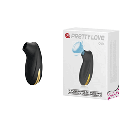 Estimulador de Clítoris em Silicone com 7 Modos de Sucção, Função de Auto Limpeza e Função Memória - Pretty Love Otis | 10,3 x 3,8 cm