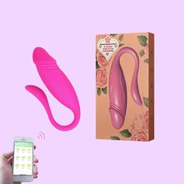 Estimulador de Ponto G e Clitóris No Formato de Pênis com 9 modos de Vibração e Controle Via Aplicativo - Good Vibe Toys | 11,5 x 3 cm