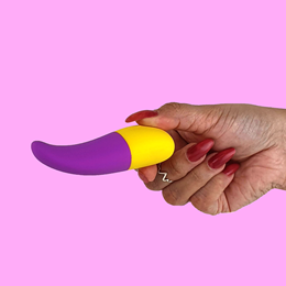 Estimulador em Silicone com Formato de Língua, 10 Modos de Vibração, Silencioso, Resistente à Água e Recarregável - Intt Toys La Lingueta Collors