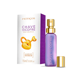 Foto 1 do produto Deo Colônia com Fragrância para Atrair o Homem - Feitiços Aromáticos Chave do Cofre | 15 ml