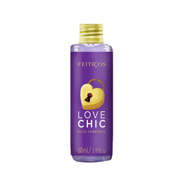 Óleo Corporal com Fragrância Sensual - Feitiços Aromáticos Love Chic | 60 ml